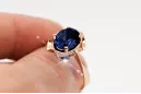 Ring Sapphire Original Vintage 14K Rose Gold Vintage vrc206r